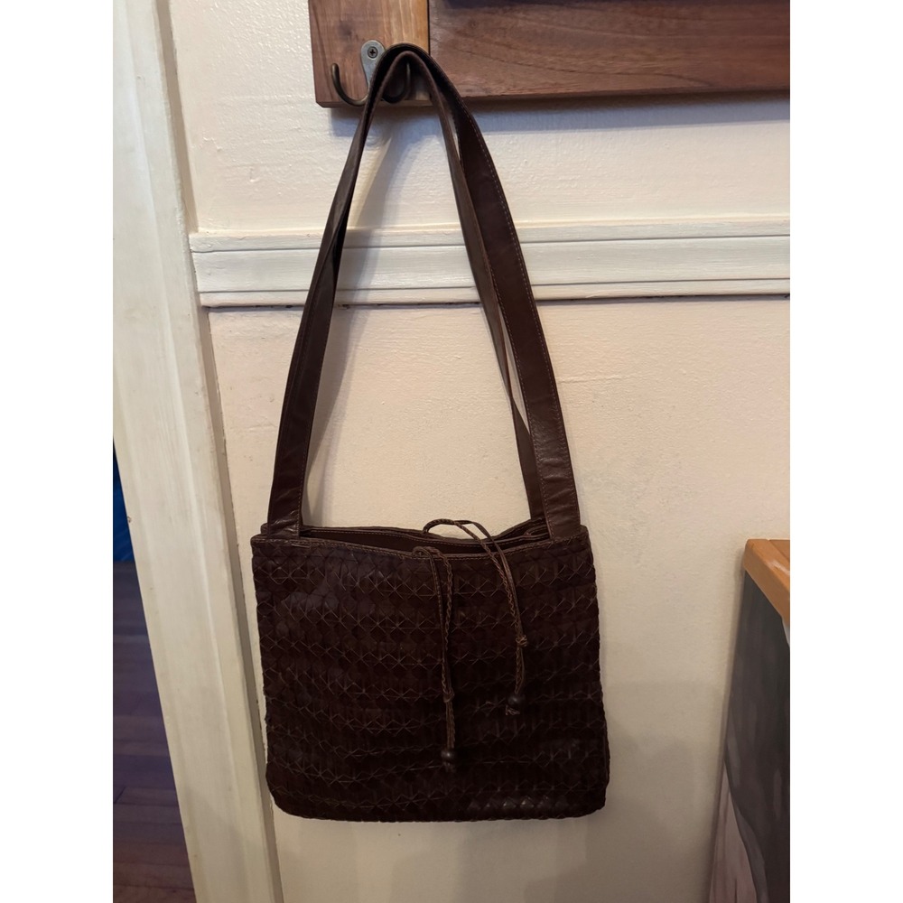 Vintage GEM‎ (or GEM Eberle) woven leather bag